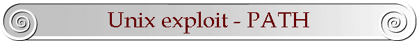 Unix exploit - PATH