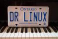 DR LINUX Ontario car license plate